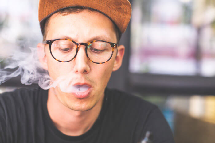 Man smoking marijuana at risk of gum disease